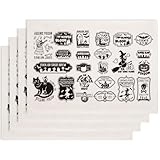 Large application:convient à la plupart des poteries et porcelaines non cuites, comme les tasses, vases, assiettes, etc.. Vous êtes libre de personnaliser votre travail pour qu'il corresponde à votre style personnel et à votre créativité.