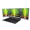 Triple Schermate per Laptop Esterno Portable Laptop Notebook per WiFi6 RJ45 11 PRO Game, Tradizionale (Spina Europea)