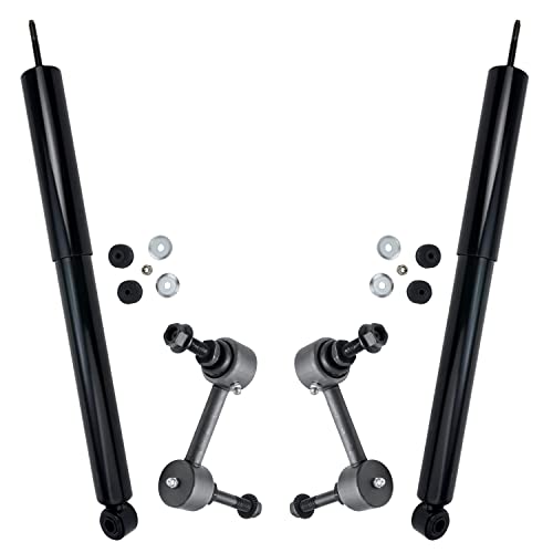 Detroit Axle - Rear Shock Absorbers + Sway Bar End Links Replacement for Ford Escape Mazda Tribute Mercury Mariner - 4pc Set