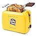 Nostalgia GCT2 Deluxe Grilled Cheese Sandwich Toaster with Extra Wide Slots, Yellow