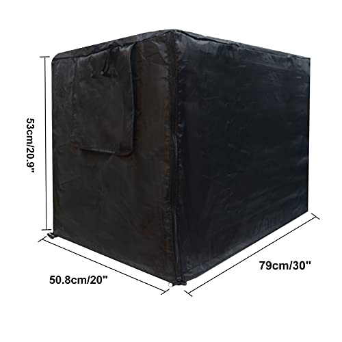 Dog Crate Cover for 30 inch Kennel Cage, Uranshin Dogs Cage Cover Privacy Windproof Safe for Dog, Pet Kennel Cover Crate… - Image 4