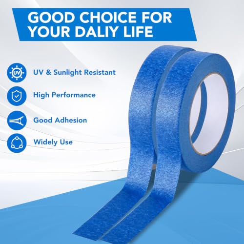 Image of VOISEN 16 Packs Painters Tape, Blue Tape,Masking Tape for Multi-Purpose