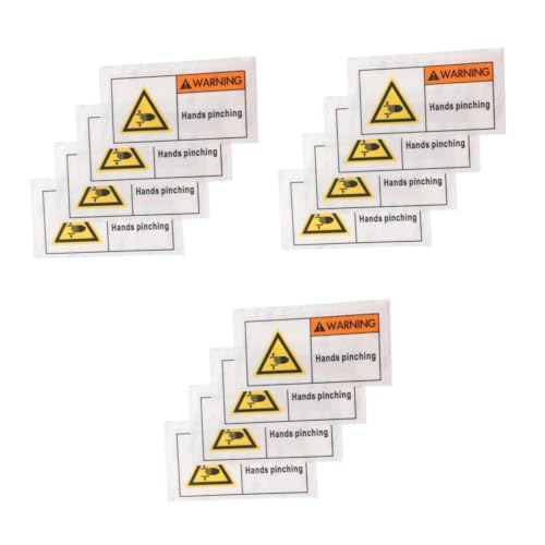 Autocollants danger mains coincées pour éviter les blessures graves sur vos machines