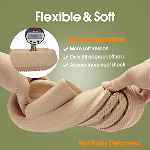 EQUICK Cloud Slides Pillow Slippers for Women and Men | Shower Slippers Bathroom Sandals | Ultra Soft | Cushioned Thick Sole | Indoor & Outdoor3