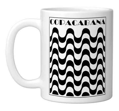 Taza de cerámica blanca de 11 onzas miniatura 1