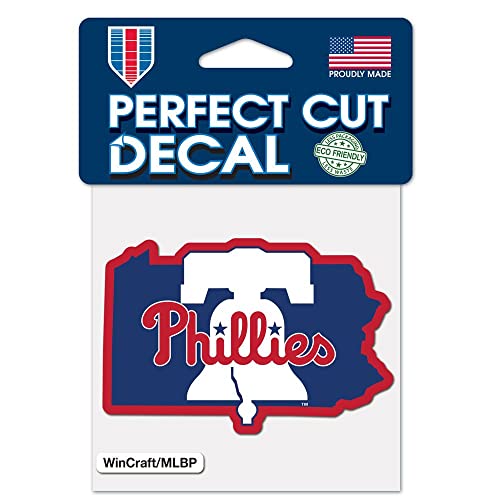 Sticker mural Philadelphia Phillies WinCraft pour décorer un mur blanc de salon