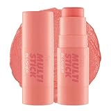 I'M MEME Blusher - I'm Multi Stick 001 Rose | Easy Blendable Cream Blush for Natural Look, Multi Blush Stick for Cheek Tint, Face Contour Makeup, and Face Blush, Suitable for Beginners and All Ages