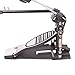 Ktaxon Double Bass Drum Pedals, Double Chain Drum Step on Hammer for Drum Set and Electronic Drums, Silver
