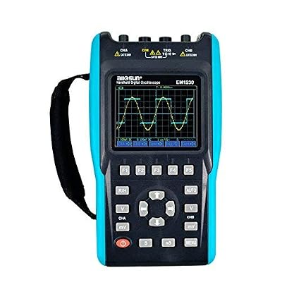all-sun 2 in 1 Handheld Oscilloscope with Color Screen Dual Channel Scope Muti Meter 25MHz