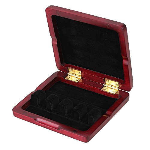 BQLZR Bassoon Reed Storage Case with Soft Velvet Wood Bassoon Reed Case Holds 4 Reeds Holder Box Bassoon Musical Instrument Storage Box - Thumbnail 4