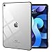 Dadanism Custodia Compatibile con iPad Air 4 (4a Generazione) iPad 10.9 Pollici 2020, Cover Protettiva Leggera Sottile Trasparente Case in TPU Morbida e PC Durevole, Nero