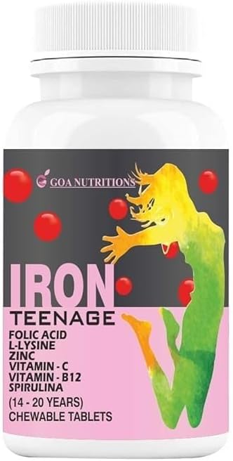 Iron Tablets Women Teenager Girls – 60 Chewables (Pack of 1)