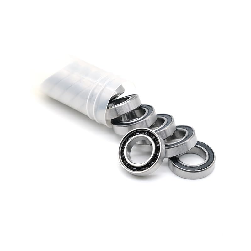 1Pcs 6801 2RS Hybrid Ceramic Bearing 12x21x5 mm ABEC-7 Bicycle Bottom Brackets Spares 6801RS Si3N4 Ball