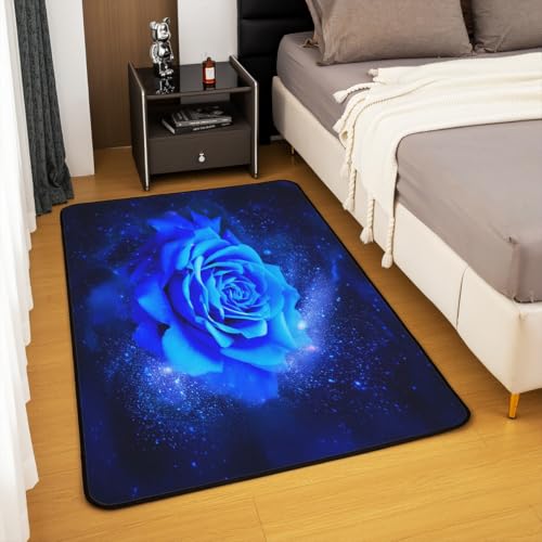 Tapete decorativo floral jejeloiu 100x150 cm miniatura 4