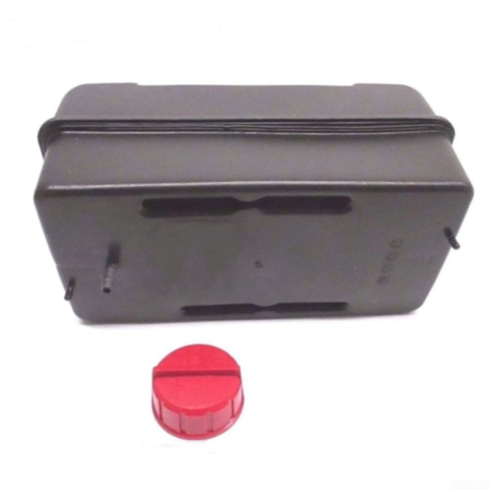 Réservoir de carburant de 3,8 L pour Tecumseh 34186A - Remplacement pour broyeur de 8,5 CV - Fraise à neige - Plastique robuste avec bouchon rouge