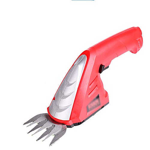 QJJML Wireless Mower, Lithium Rechargeable, Lightweight And Portable, Home/Electric/Small/Multi-Function,Red