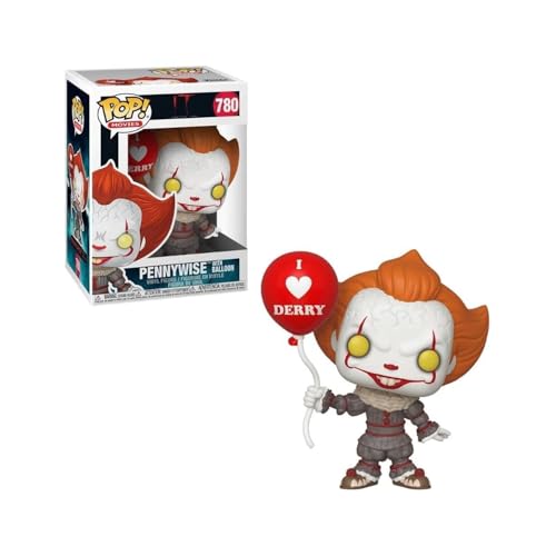 Candide, Boneco, Funko POP! Pennywise com Balão, IT A Coisa 2-10 cm