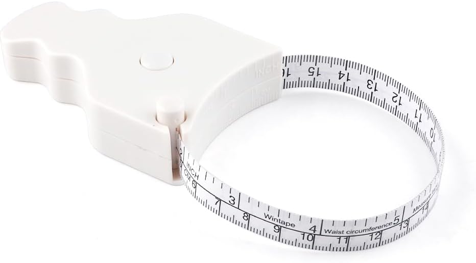 Tape Measure Body/Body Measuring Tape/Measuring Tape for body Measurements/Body measuring tape Weight Loss White(60inch)