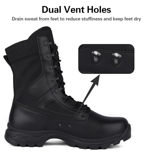 Lightweight Tactical Military Boots for Men Women Breathable Army Combat Police Boots for Work Motorcycle2