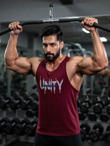 Image of 3Colors Men's Active Sleeveless Polyester Tank Top- Cool and Comfortable Workout wear, Dry fit Gym Vests - Unity