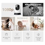 MERCUSYS MC200 kamera do monitoringu wewnątrz 360°, WLAN 2,4 GHz, 1080p, noktowizor, dwukierunkowe audio, rozpoznawanie AI, kompatybilna z Alexa, karta micro SD do 512 GB