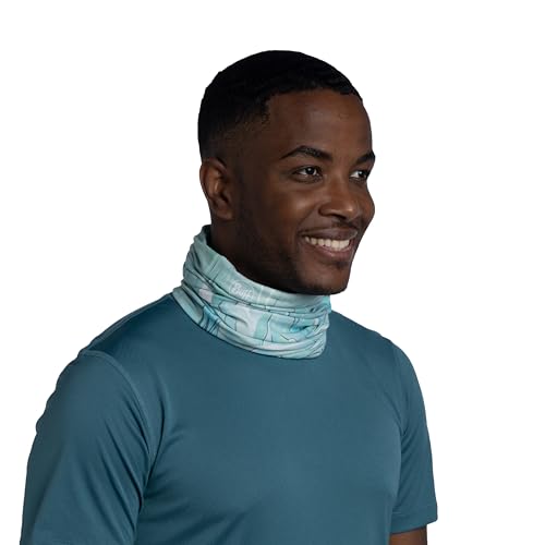 Image of BUFF CoolNet UV Neck Gaiter, UPF 50 Sun Protection, Breathable, Versatile, Quick Dry Face Mask, Multi-Colored, Adult Size