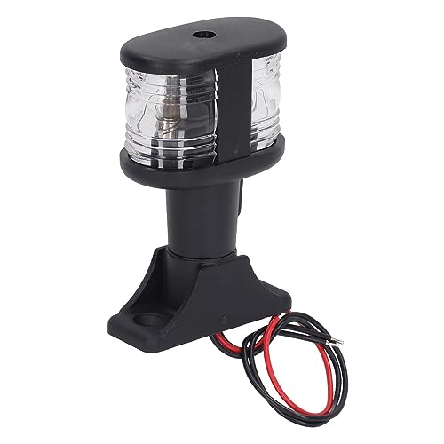Fafeicy 12V Navigation Light, IP65 with 8W Tungsten Lamp, 2NM Visibility for Boats Under 12m