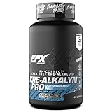 EFX Sports Kre-Alkalyn Pro | pH Correct Creatine Monohydrate Pill Supplement | Muscle Building Pre Workout for Men & Women | 30 Servings, 60 Capsules