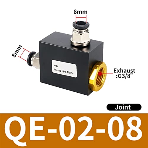 Valve d'échappement pneumatique rapide QE-02 contre les chutes de pression - 3