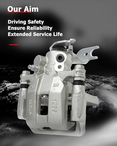 Image of cciyu 19B3359 Rear Left Brake Caliper With Bracket For Acura For TSX 2009-2014,For Honda For Accord 2008-2012