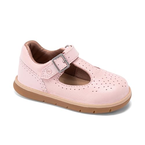 Stride Rite Kids Nell (Toddler) Mary Jane Flat, Rose, 9.5 Wide US Unisex