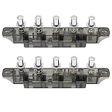 LDEXIN 2 Pcs Range Hood Keyboard Switch MQ22-5B AC 250V 4A 5 Pushbutton Piano Type Key Board Switch for Range Hood