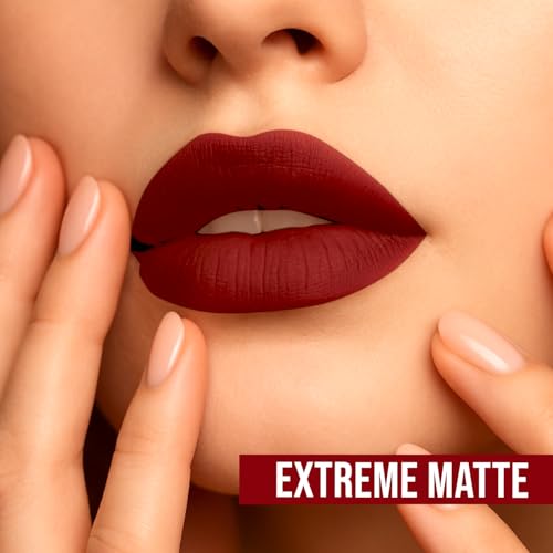 Image of Lightweight Liquid Lipstick - Highly Pigmented, Non-Drying Formula for Bold & Beautiful Lips 3.8g (BRIDAL RED)