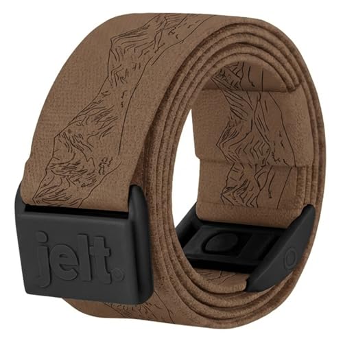 Image of JeltX Adjustable Elastic Belts for Men and Women, Non-Slip Stretch Belt with Magnetic Belt Buckle and Grippy Gel