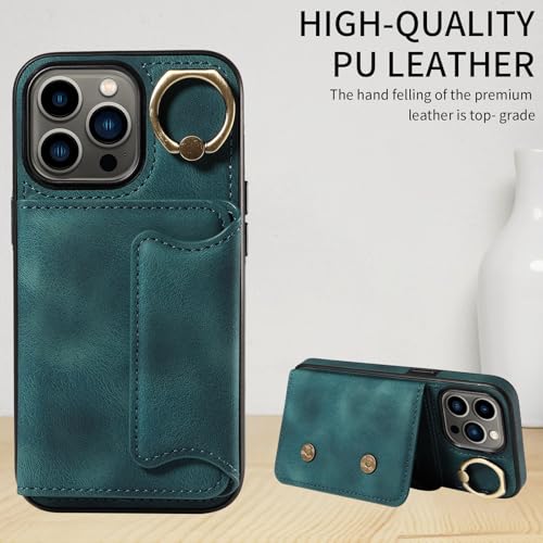 Protection militaire iPhone 13 Pro étui cuir premium magnétique
