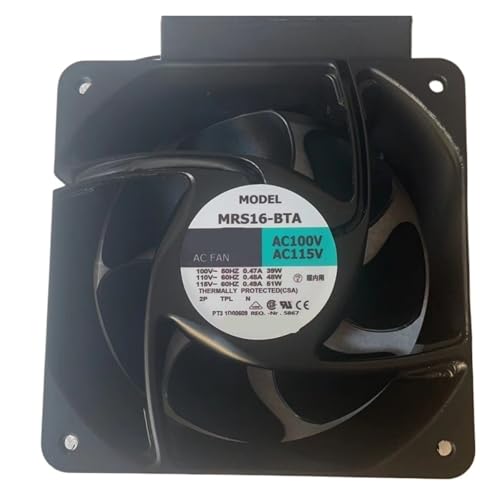 Ventilateur MRS16-BTA 100-115V extracteur d'air carré 160mm pour refroidissement
