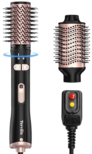 Terviiix 2-in-1 Hot Air Brush Set | 2'' Rotating...