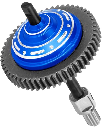 RCHuiWow RC 54T Center Diff Gear Upgrades Part for 1/10 Slash 4x4,Slash 4x4 VXL,Rustler 4x4,Rustler 4x4 VXL,Stampede 4x4,Stampede 4x4 VXL,Hoss 4x4 VXL,Metal 54T Gear Slipper Clutch,Navy Blue