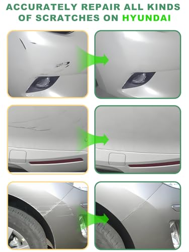 Image of A5G Amazon Gray Touch Up Paint for Hyundai, Color Accurate Car Paint Scratch Repair Pen, Quick & Easy Fix Automotive Chips and Nicks