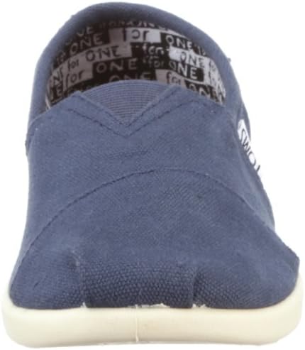 TOMS YOUTH CLASSICS NAVY CANVAS SHOES 4.5 (NAVY) | Image 1
