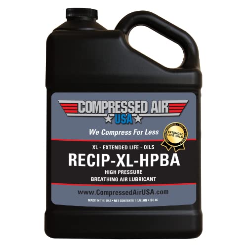 Compressed Air Usa Breathing Safe Lubricating Oil For High Pressure Reciprocating Air Compressors - Scuba, Scba, Medical (1 Gallon) #TOP25
