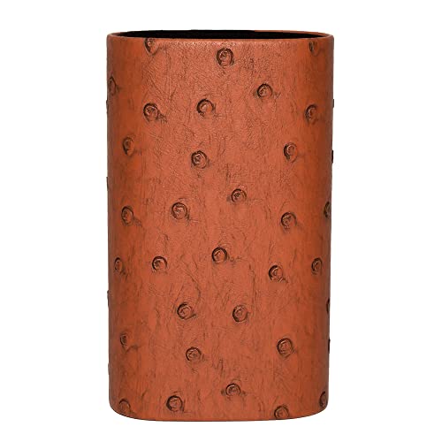 image for Calabria Desktop Eye Glasses Holder Soft Lining Weighted Base Brown Me