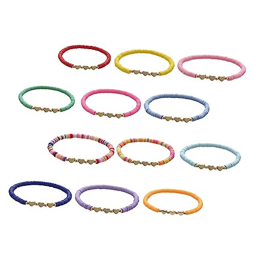 Bijoux de forme empilable en clay lot de 12pcs le cadeau idéal pour elle
