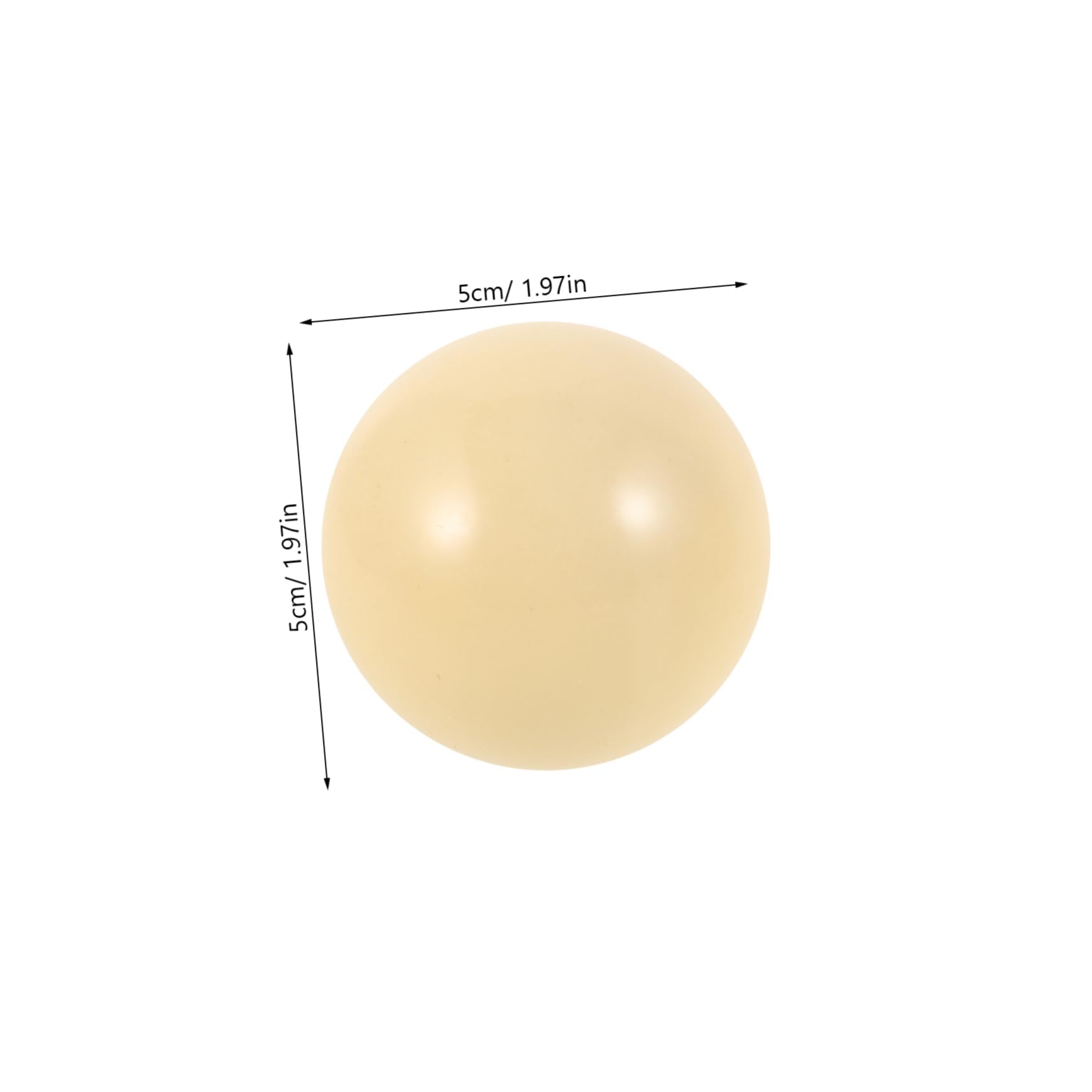 CORHAD 4pcs Standard Billiard Balls Durable Smooth Finish for Training and Practice for Beginners and Amateur Players for Pool and Snooker