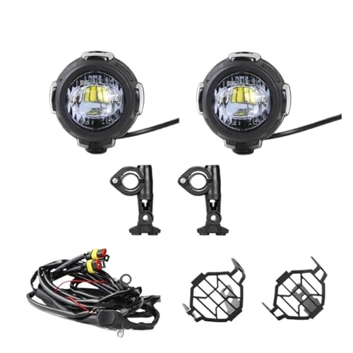 Phare auxiliaire rabattable antibrouillard étanche à LED pour trails d'aventure BMW GS