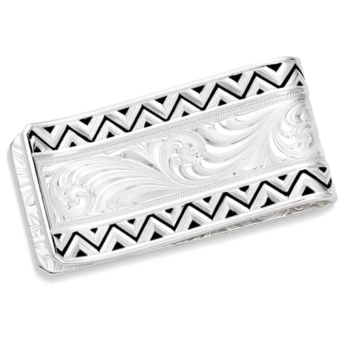 Image of Montana Silversmiths Made in the USA Western Lifestyle Money Clip (Four Winds)