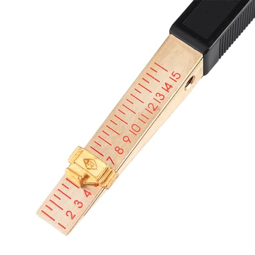 KooingTech Messkeil, Feeler Metric 1-15mm, Feeler Haus Engineering Inspektion Ebenheit Messwerkzeug für Vermesser (0,5mm)