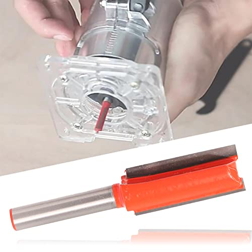 Double Flute Straight Bit, 7Pcs Straight Cut Router Bits, 1/4 Inch Shank, Cutting Height In 1/2'',1/2'',1/2'',3/4'',1-3/16'',1'',1'' #TOP4