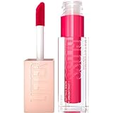 Maybelline New York, Brillo de labios Lifter Gloss, Hidratación Intensa y Labios Rellenos Sin Retoques, Fórmula con Ácido Hialurónico, en Tono 24 Bubblegum