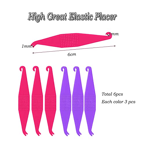 Evago 600 Pieces Medium 3.5 Ounce Orthodontic Elastic Rubber Bands, 3/16 And 1/4 Inch Rubberbands Fix Tooth Gap With 6 Pieces Free Elastic Placer For Braces #TOP2